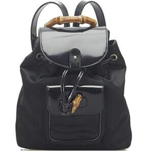 Gucci Bamboo Backpack Nylon (GGXX300)